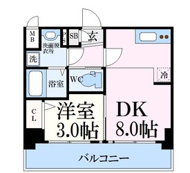兵庫駅 徒歩3分 12階の物件間取画像